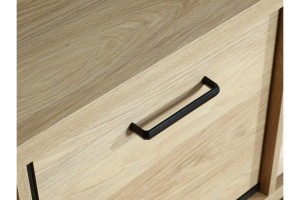 Komoda do salonu 3 drzwiowa jasne drewno 140 cm Marsylia Meble skrzyniowe