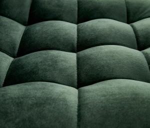 Hoker zielony welwetowy z regulacją wysokości H103 Halmar