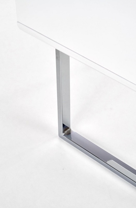 Białe biurko w stylu glamour 120 cm B30