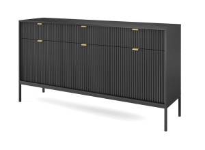 Komoda Czarny Fiesta 2 Meble skrzyniowe