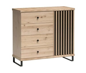 Komoda z lamelami 100 cm Alta Meble skrzyniowe