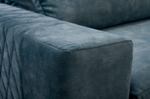 Narożnik 310 x 220 cm granatowy - Cirella Meble tapicerowane