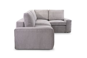 Narożnik 300 x 200 rozkładany szary sztruks - San Rocco Meble tapicerowane