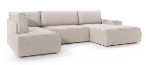 Narożnik U 330x200 cm beżowy - Comodo 3