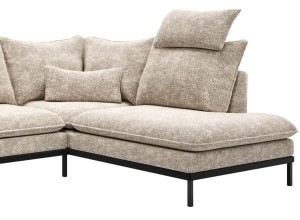 Narożnik 290x200 cm beżowy Harmony Meble tapicerowane