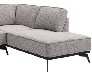 Narożnik 290x200 cm szary - Commerly Meble tapicerowane