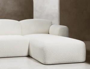 Narożnik 320 x 170 nowoczesny biały - Beverly Meble tapicerowane