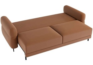 Kanapa brązowa 230 cm z funkcją spania - Cordina Meble tapicerowane