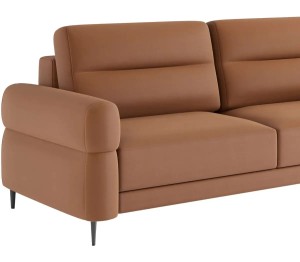 Kanapa brązowa 230 cm z funkcją spania - Cordina Meble tapicerowane