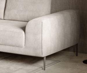 Narożnik z funkcją spania 280 cm beżowy - Capitol Wersal