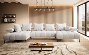 Nowoczesny narożnik w kształcie "U" - Magnetic XL Wersal