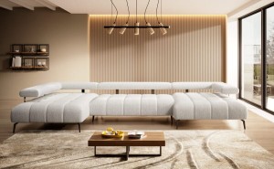 Nowoczesny narożnik w kształcie "U" - Magnetic XL Wersal