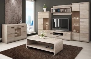 Komoda 120 cm szerokości - beżowa - Empire Meble skrzyniowe