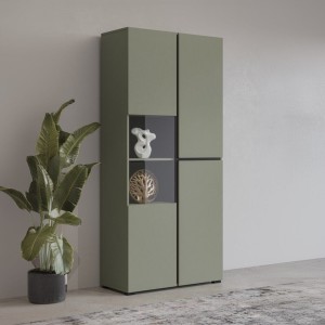 Witryna 80 cm - zielona – Cintra Meble skrzyniowe