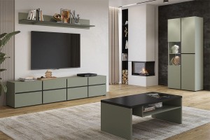 Witryna 80 cm - zielona – Cintra Meble skrzyniowe