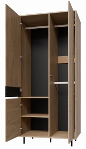 Szafa uchylna 90 cm - drewniana - Calista Meble skrzyniowe