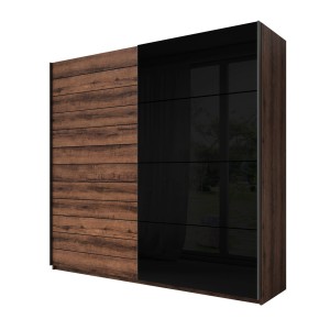 Szafa przesuwna 200 cm - drewniana - Camila S Dąb Monastery Meble skrzyniowe