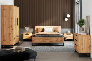 Szafa uchylna 150 cm - drewniana - Serena M Meble skrzyniowe