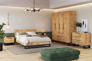 Szafa uchylna 150 cm - drewniana - Serena M Meble skrzyniowe