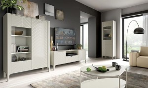 Szafa uchylna 90 cm - beżowa - Flavia Meble skrzyniowe