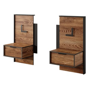 Szafka nocna 50 cm - drewniana - Bruna Meble skrzyniowe