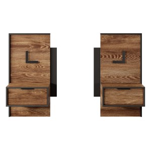 Szafka nocna 50 cm - drewniana - Bruna Meble skrzyniowe