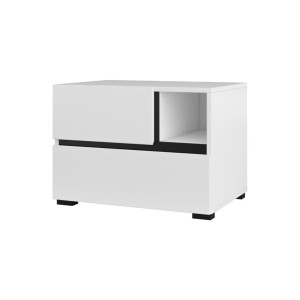 Szafka nocna 60 cm - biała - Cintra Meble skrzyniowe