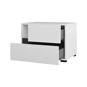 Szafka nocna 60 cm - biała - Cintra Meble skrzyniowe