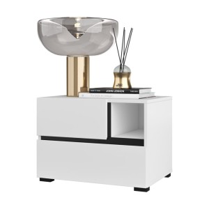 Szafka nocna 60 cm - biała - Cintra Meble skrzyniowe