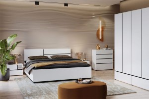 Szafka nocna 60 cm - biała - Cintra Meble skrzyniowe