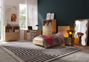 Szafka RTV 180 cm - drewniana - Mola Meble skrzyniowe