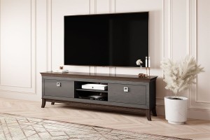 Regał 70 cm szerokości - grafitowy - Isaura Antracyt Meble skrzyniowe