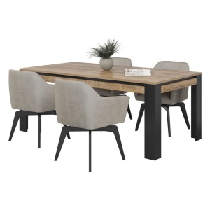 Ława 200 cm szerokości - drewniana - Aida Meble skrzyniowe