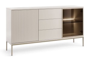 Komoda 150 cm szerokości - beżowa - Tempo 3 Kaszmir Meble skrzyniowe