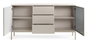 Komoda 150 cm szerokości - beżowa - Tempo 3 Kaszmir Meble skrzyniowe