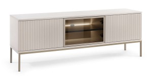 Szafka RTV 150 cm - beżowa - Tempo Kaszmir Meble skrzyniowe