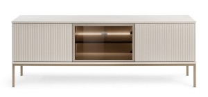 Szafka RTV 150 cm - beżowa - Tempo Kaszmir Meble skrzyniowe
