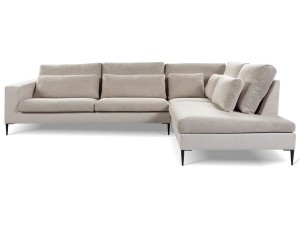 Narożnik duży nowoczesny 310 cm beżowy - Savio