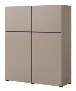 Komoda 120 cm szerokości - beżowa - Cintra Wysoka Congo Meble skrzyniowe