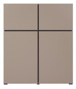 Komoda 120 cm szerokości - beżowa - Cintra Wysoka Congo Meble skrzyniowe