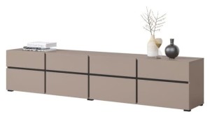 Szafka RTV 230 cm - beżowa - Cintra 2 Congo Meble skrzyniowe