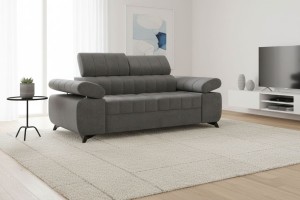 Kanapa 2 osobowa z pikowanym siedziskiem Inverso 2 Meble.Expert