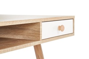 Biurko 120 cm - drewniane - Lermo Meble skrzyniowe