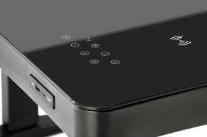 Biurko 120 cm - czarne - Resso Meble skrzyniowe