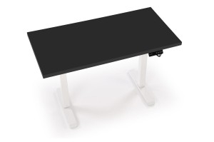 Biurko 120 cm - czarne - Brusso Meble skrzyniowe