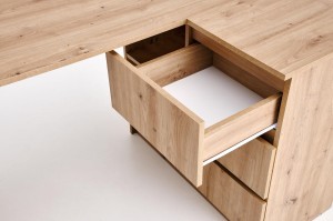 Biurko 120 cm - drewniane - Arden Meble skrzyniowe