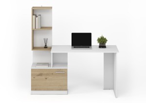 Biurko 140 cm - wielokolorowe - Alano Meble skrzyniowe