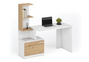 Biurko 140 cm - wielokolorowe - Alano Meble skrzyniowe