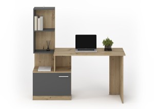 Biurko 140 cm - wielokolorowe - Nesso Meble skrzyniowe