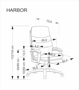 Fotel obrotowy - beżowy - Aldero Halmar